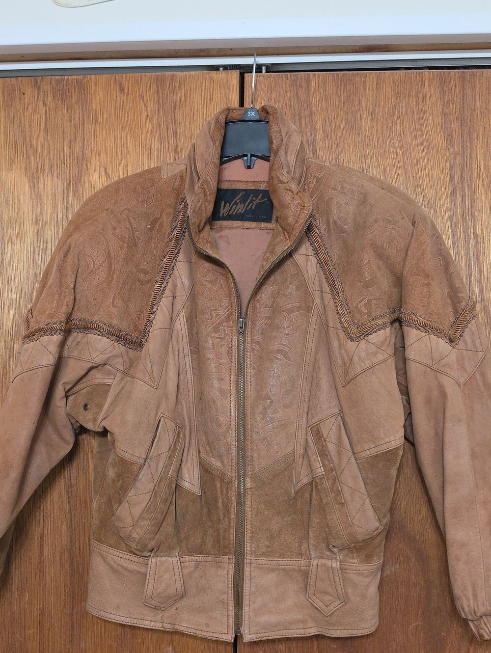 Winlit Tan/Brown Suede Jacket